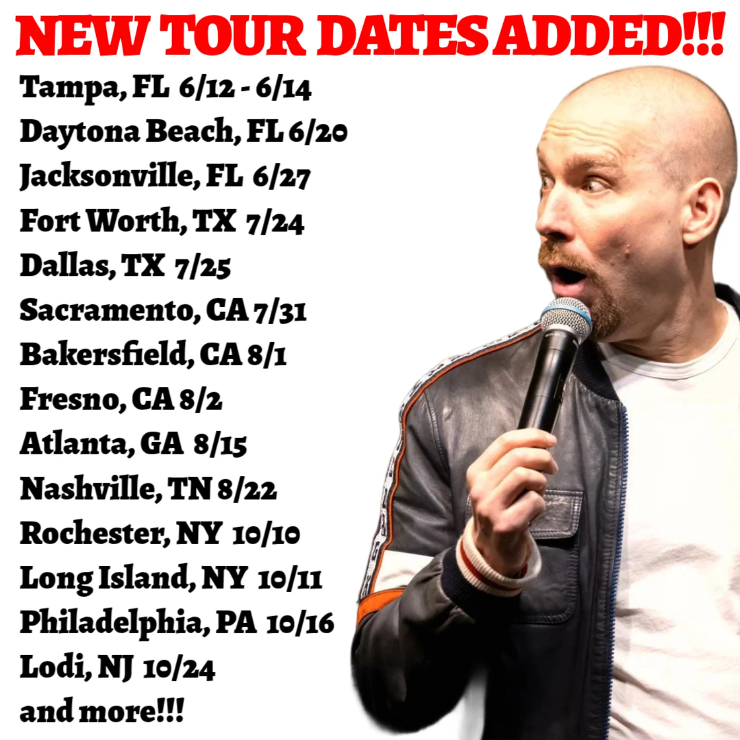 Quinn Dale Oh Yes He Did Tour Poster 2026